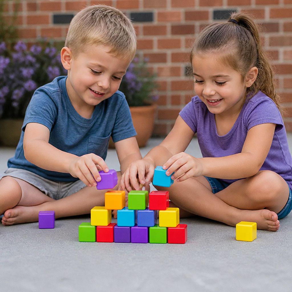 Toddler Safe 4.2cm Magnetic Building Cubes – STEM Learning Blocks