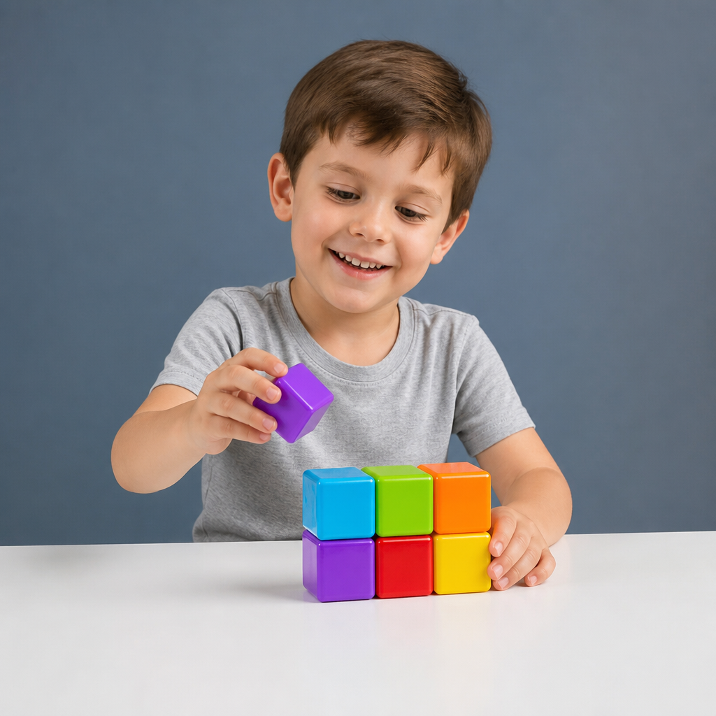 Toddler Safe 4.2cm Magnetic Building Cubes – STEM Learning Blocks