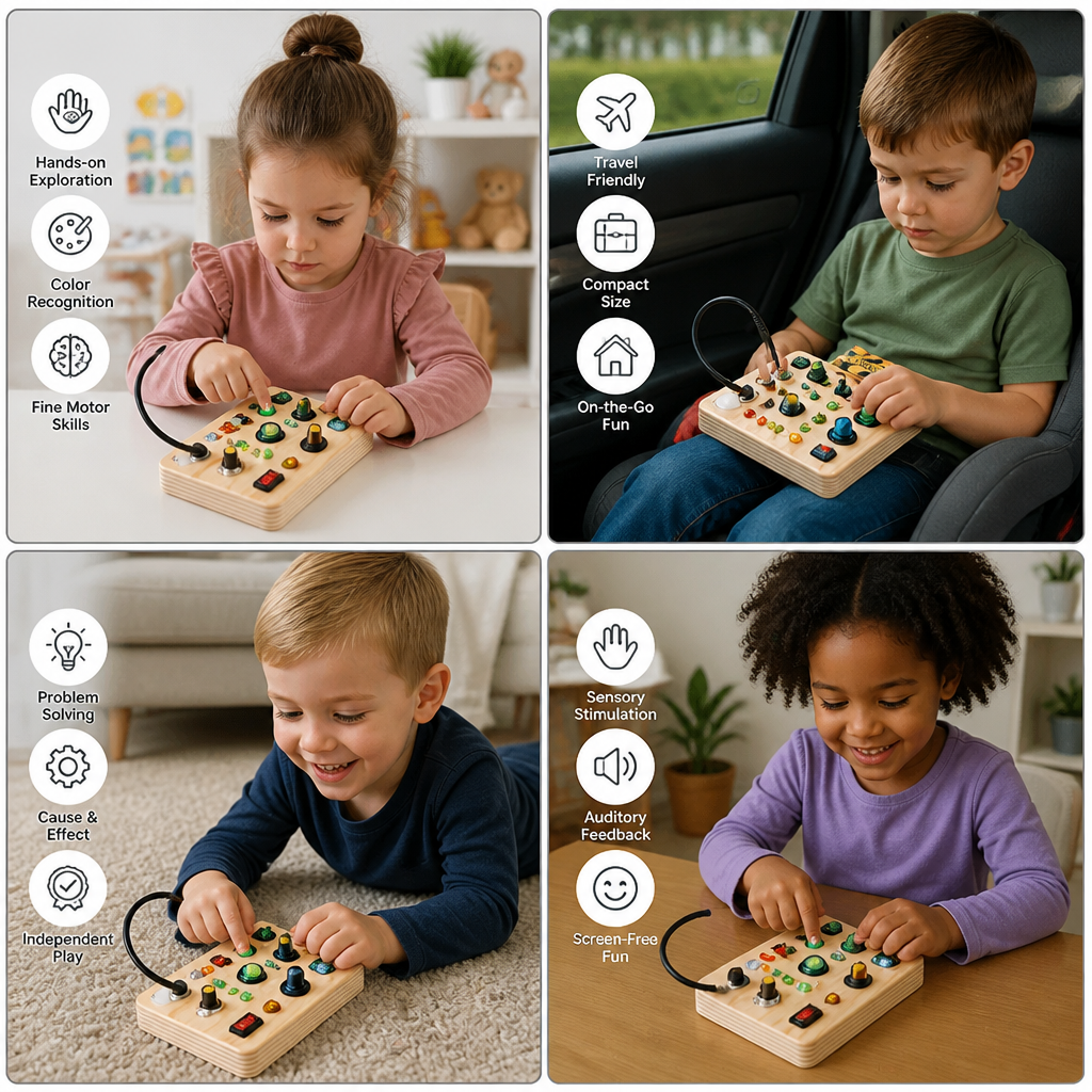Interactive Montessori Learning Board For Children