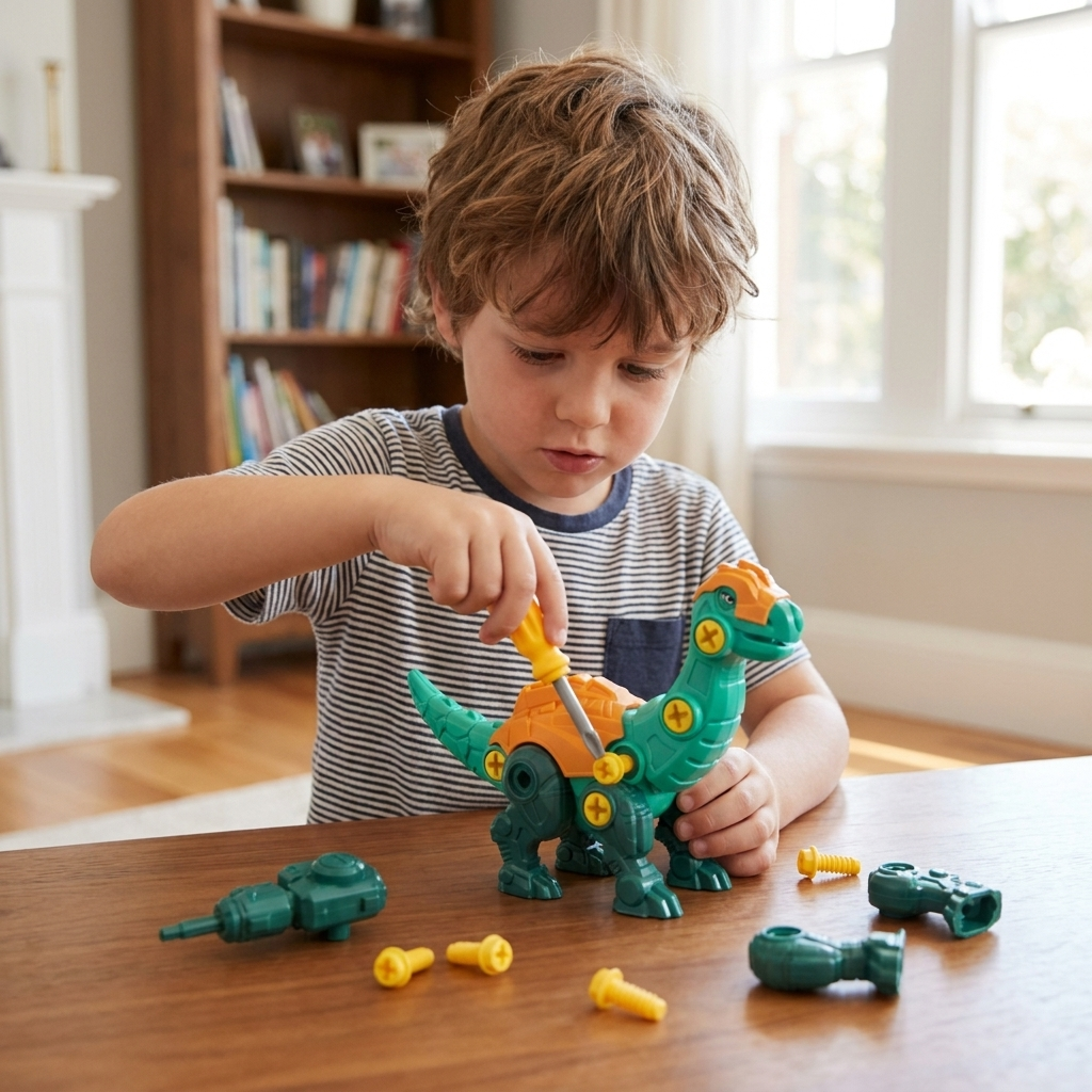 DIY Build & Transform Dinosaur Egg Toy