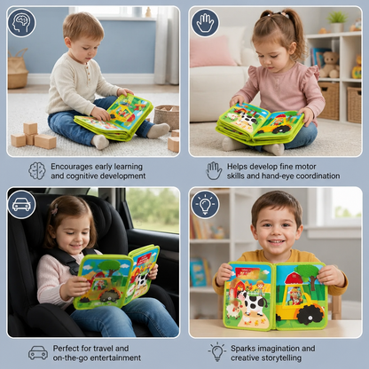 Educational Montessori Farm Story Book