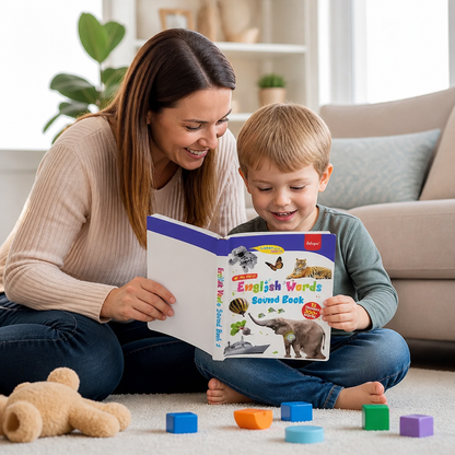 Talking English learning book for children