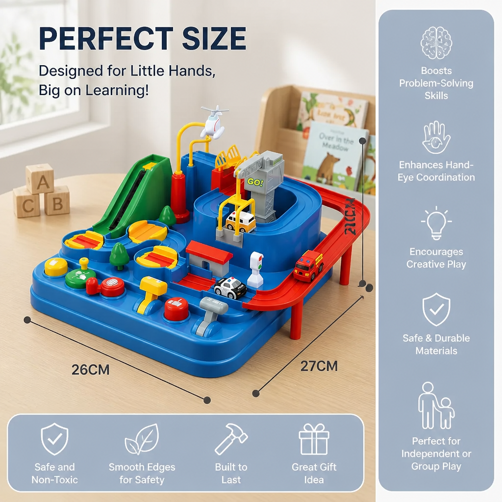 Educational vehicle skill game for children