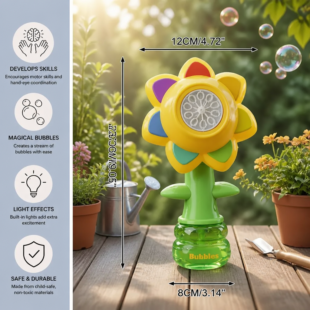 Head Shaking Bubble Flower Kids Toy
