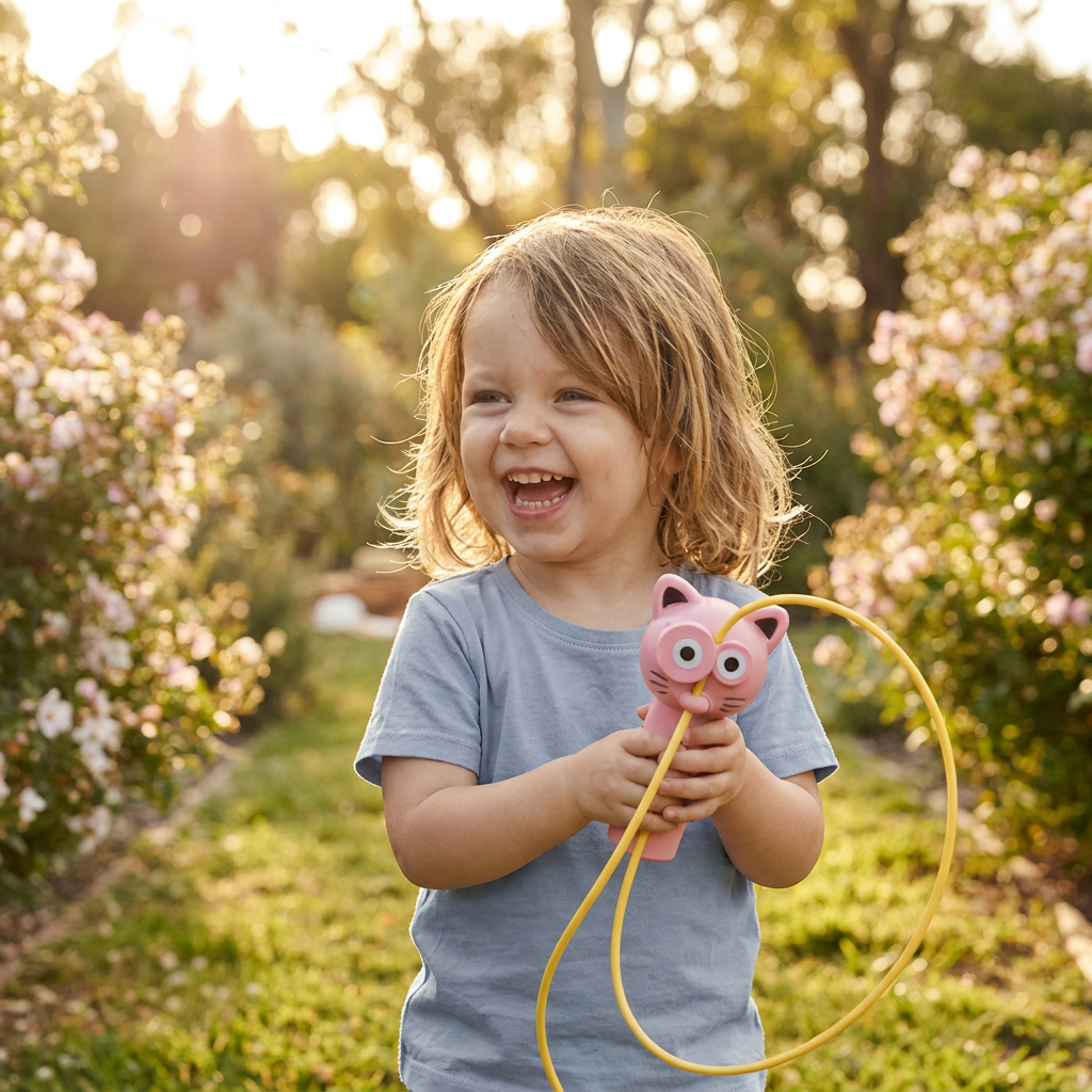 Cat-Themed Lasso Toy for Kids – Spinning Rope Launcher Fun