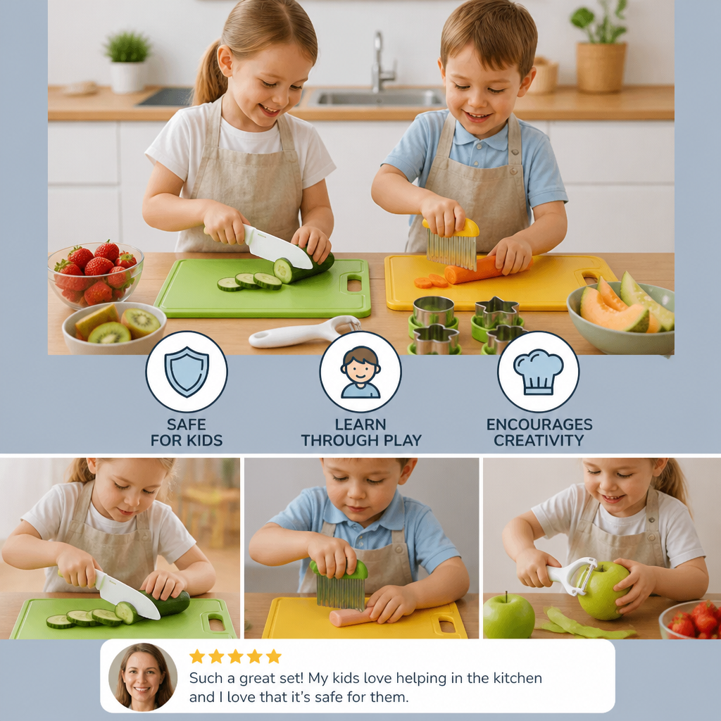 Safe Kitchen Set - For Little Chefs