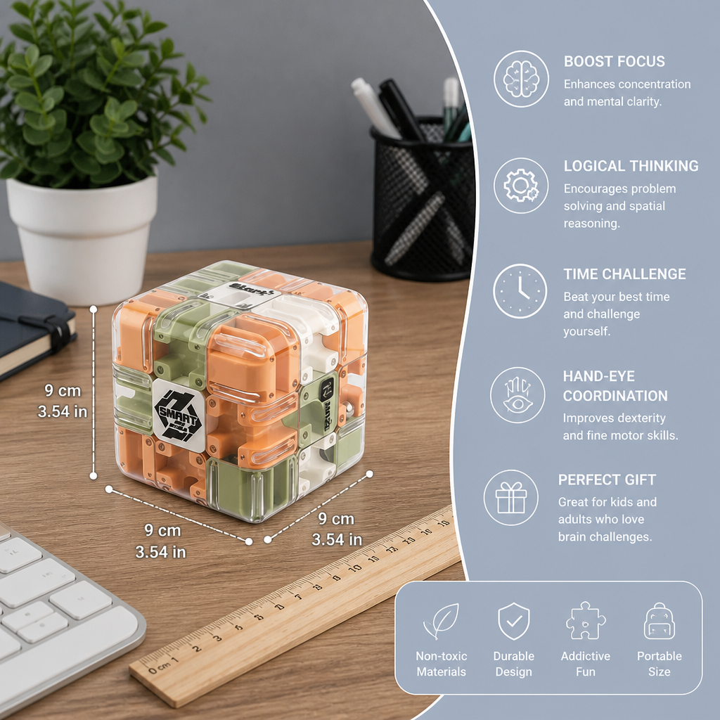 3D Maze Puzzle Cube