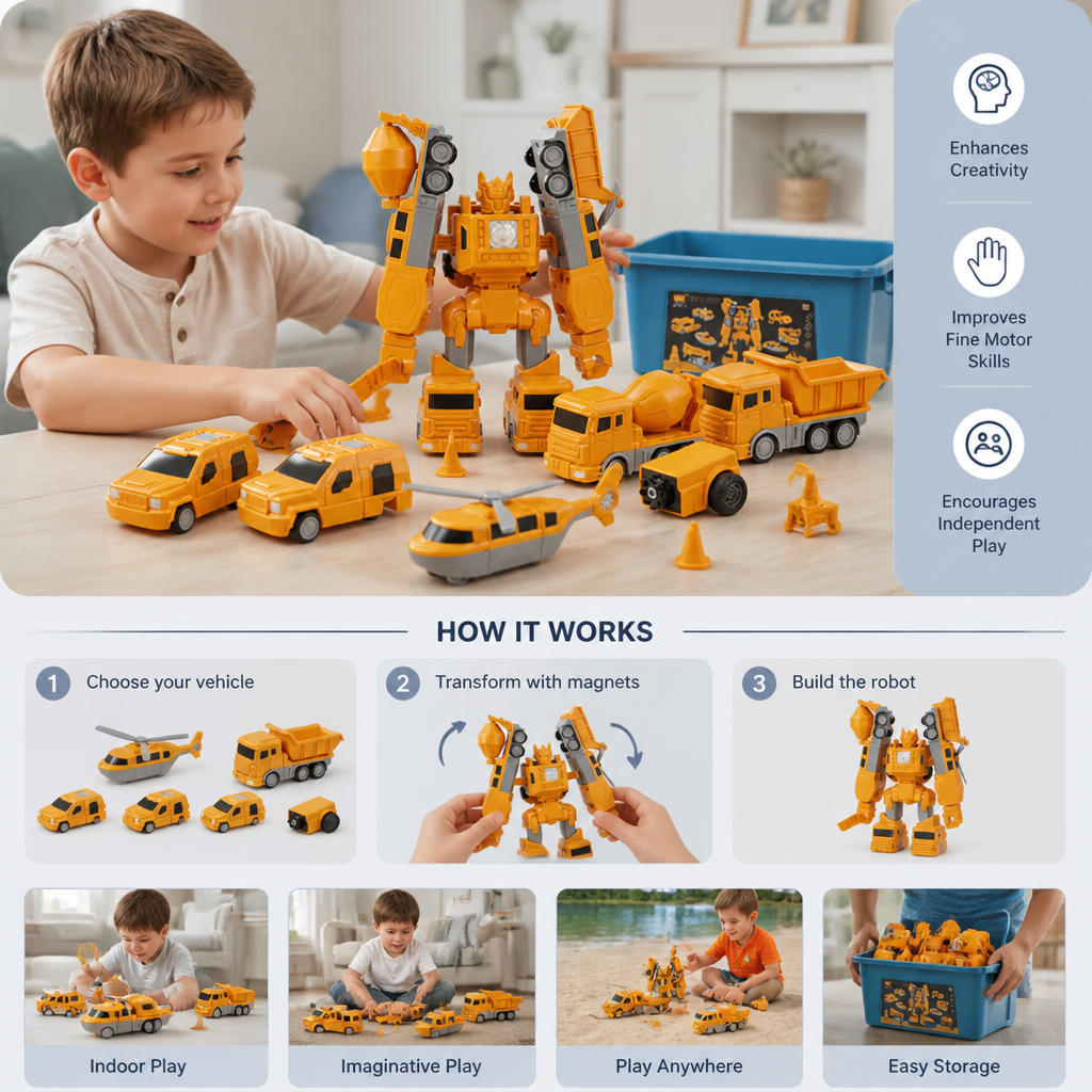 Transformer magnetic vehicle