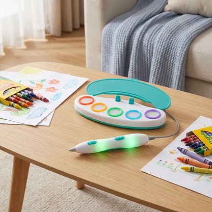 Magic Light Drawing Pen for Kids – Creative LED Art Toy with Music & Glow Effects