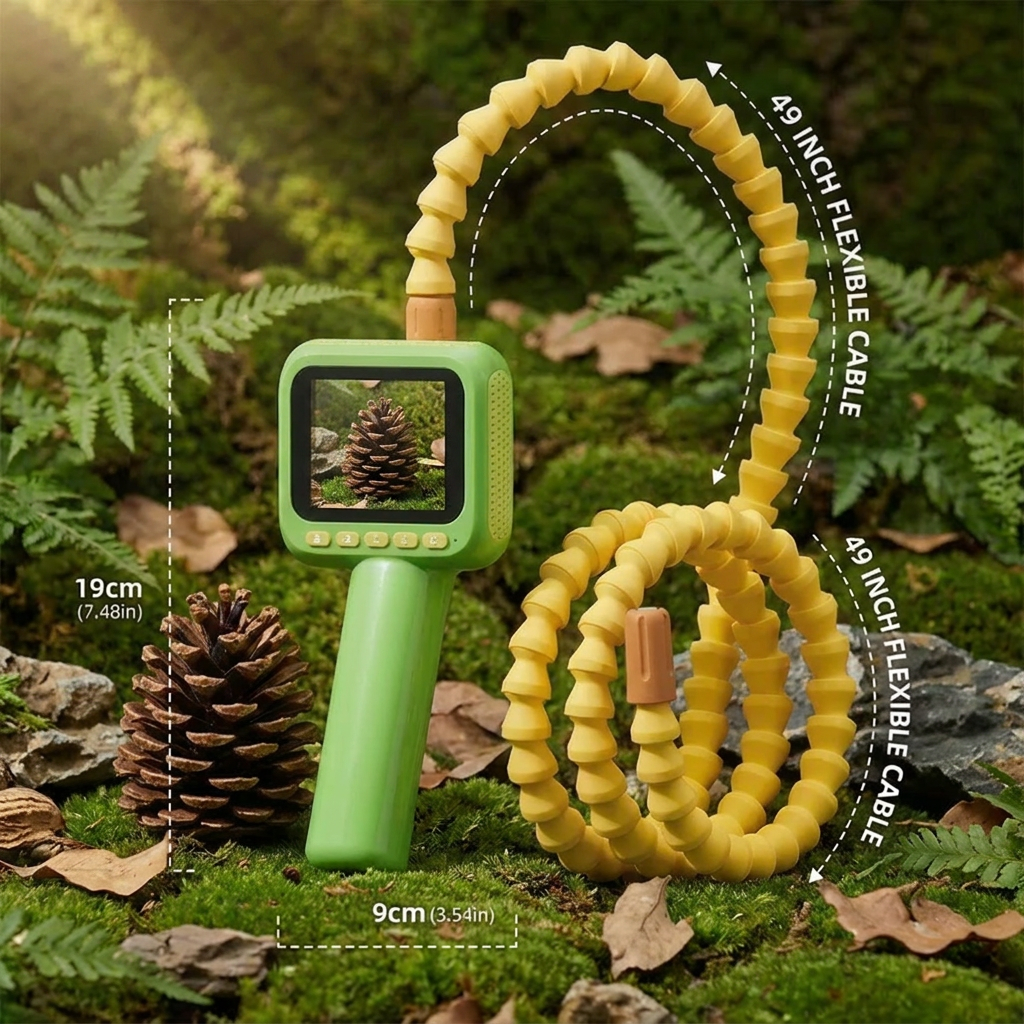 Kids Exploration Camera – Underwater & Nature Discovery Toy with Screen & Light