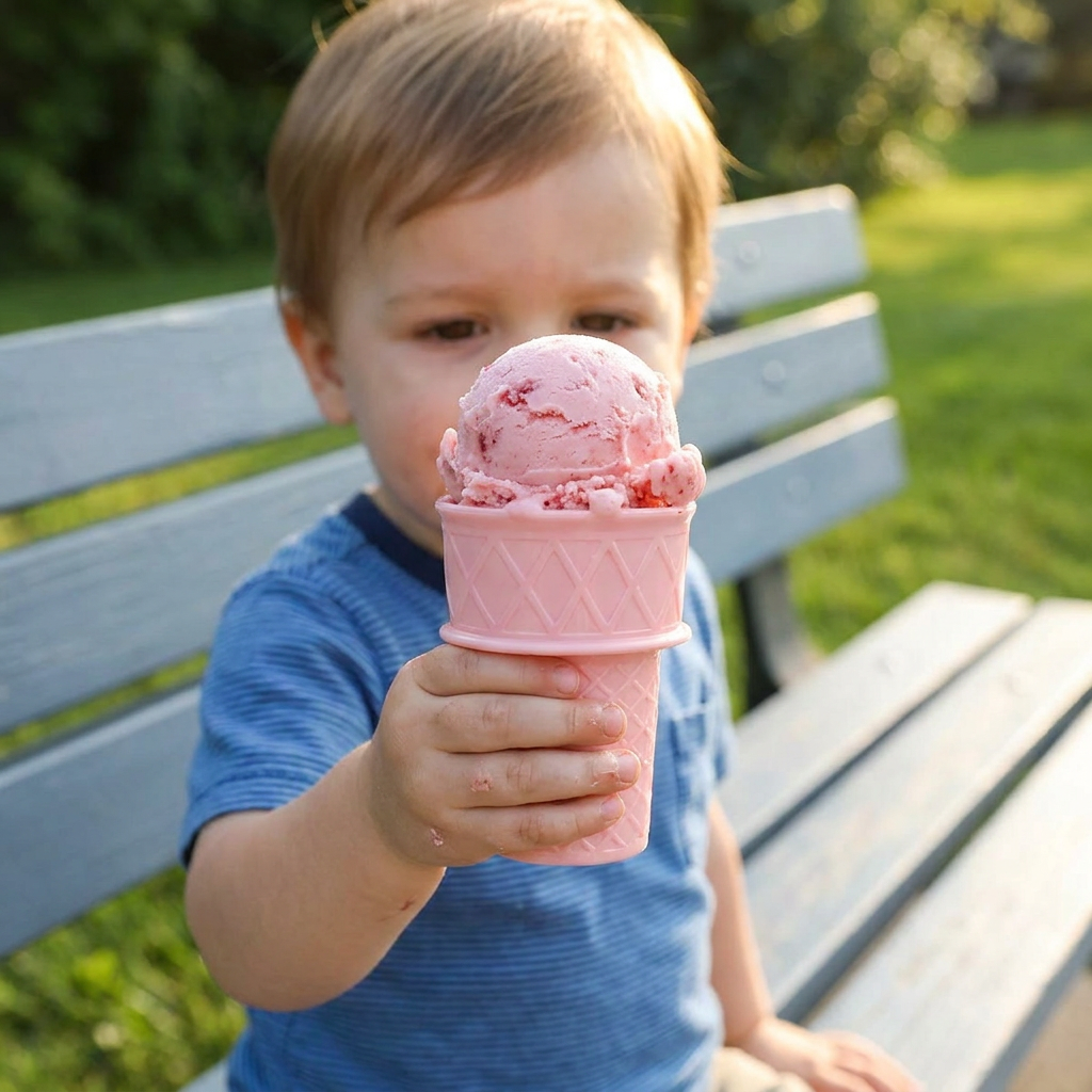 2-Pack Ice Cream Cone Holder for Kids – No-Mess Ice Cream Cup