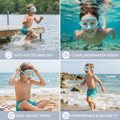 Practical Swimming Goggles for Kids – Anti-Fog, Secure Fit & Comfortable Wear