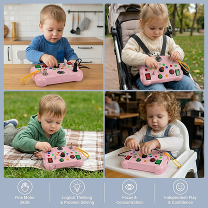 Montessori Activity Toy for Kids – Educational Game to Support Motor Skills, Understanding & Creativity