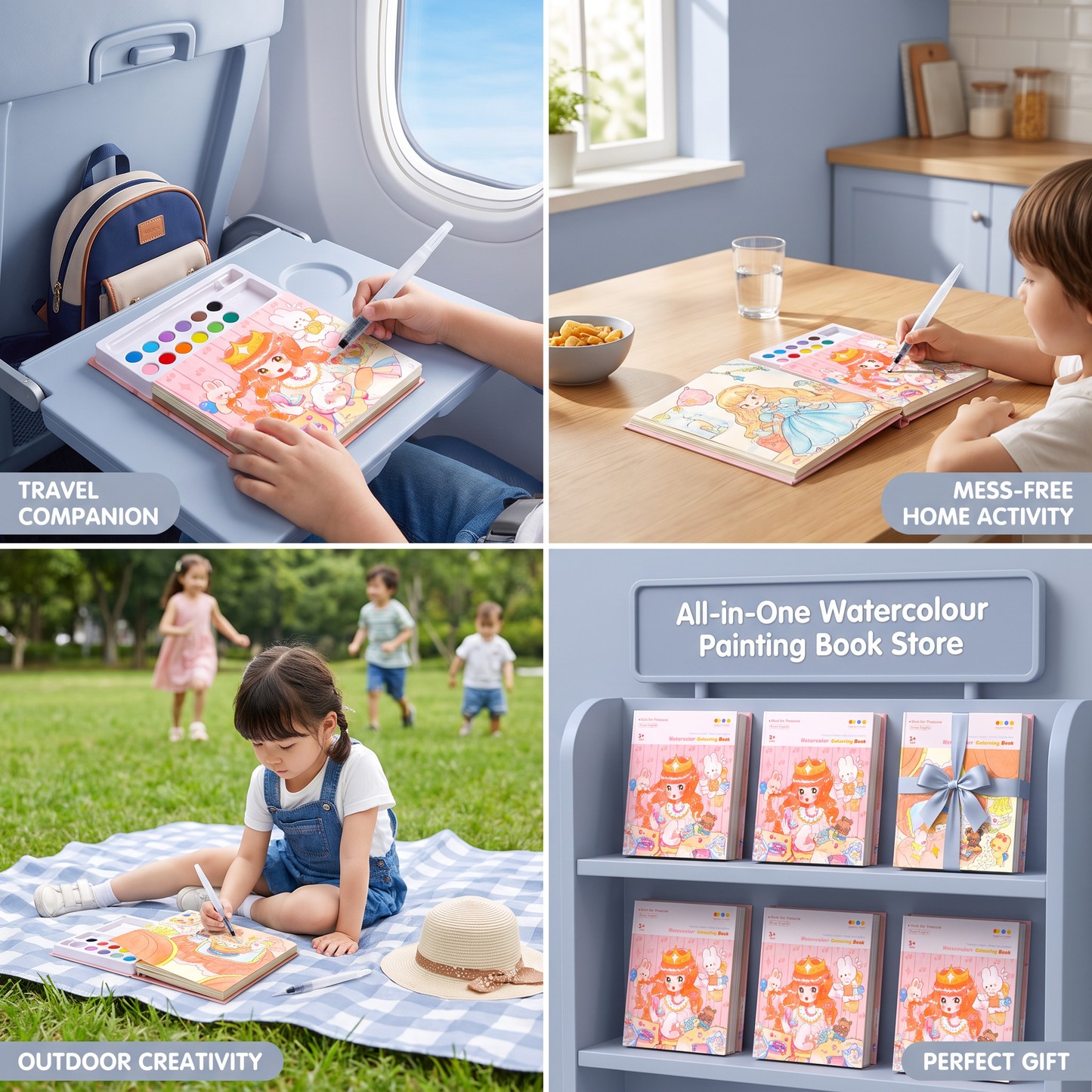 All-in-One Watercolour Painting Book