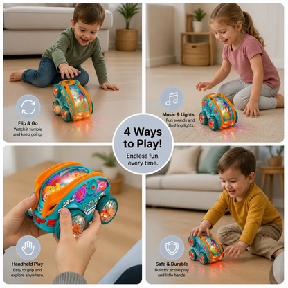 Light-up Tumble Toy Car