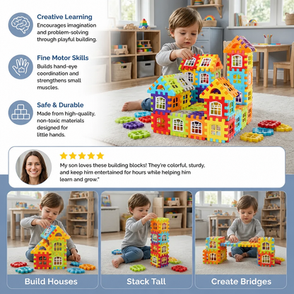 Montessori Window Building Blocks for Kids