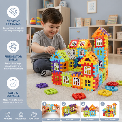 Montessori Window Building Blocks for Kids