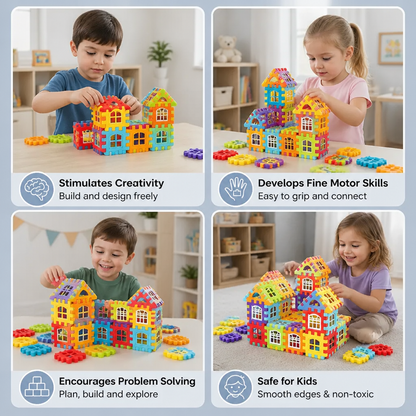Montessori Window Building Blocks for Kids