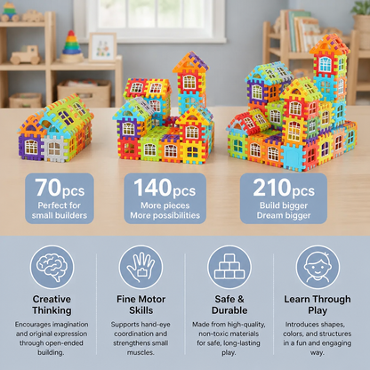 Montessori Window Building Blocks for Kids