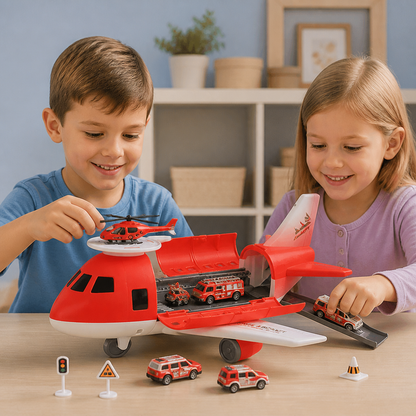 Aircraft and Vehicle Play Set