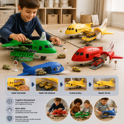 Aircraft and Vehicle Play Set