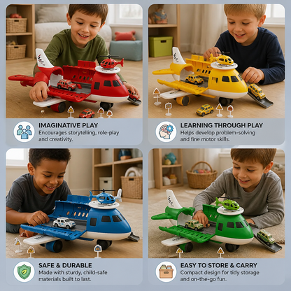 Aircraft and Vehicle Play Set