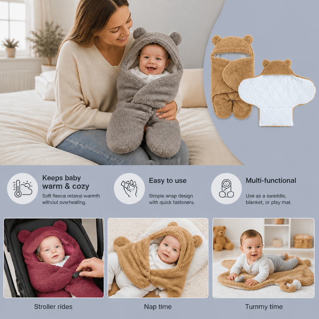 Baby Bear blanket and sleeping bag