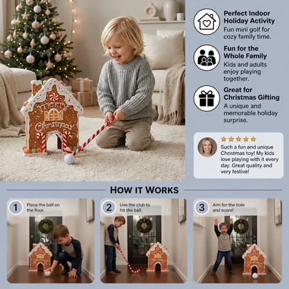 Gingerbread Golf Christmas Toy