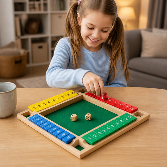 ShutTheBox Family Game 4 Player Set