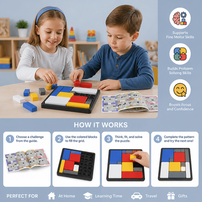 Creative geometric block puzzle game