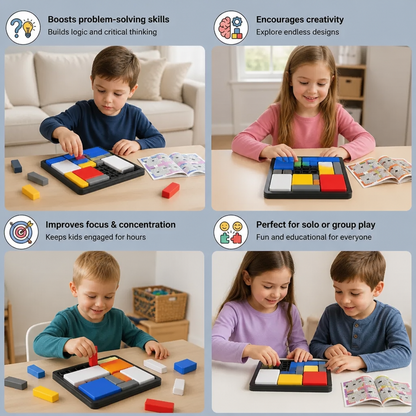 Creative geometric block puzzle game