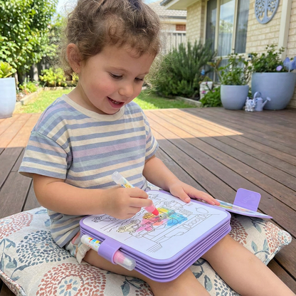Magic Water Drawing Book – Reusable Mess-Free Colouring Fun
