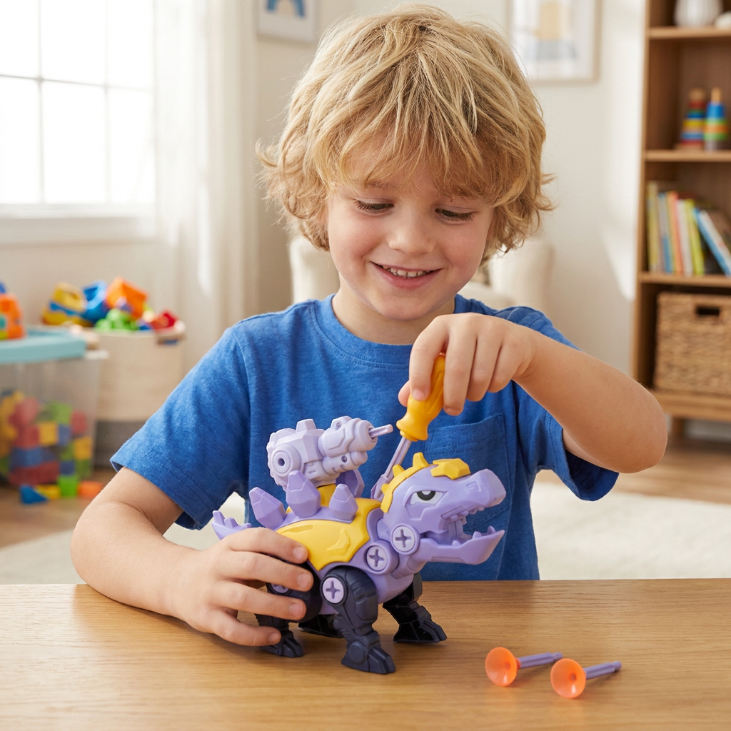 DIY Build & Transform Dinosaur Egg Toy
