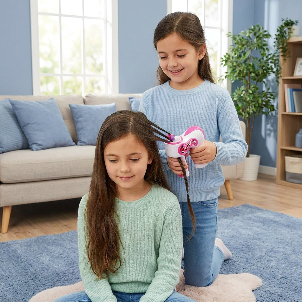 Automatic Hair Braiding Machine for Kids – Easy DIY Hair Styler Tool