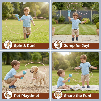 Cat-Themed Lasso Toy for Kids – Spinning Rope Launcher Fun