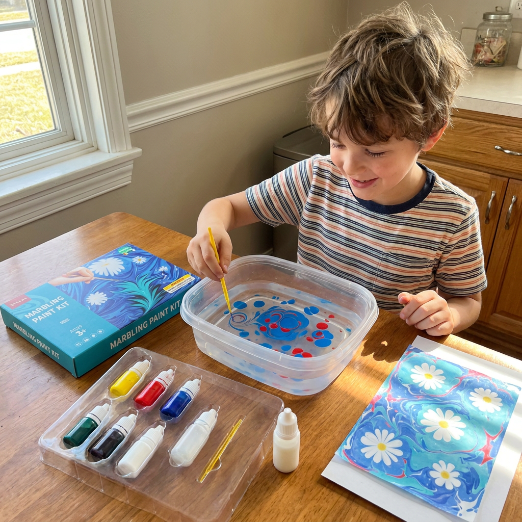 Creative Marbling Paint Set