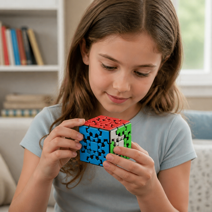 Gear Magic Cube 3×3×3 – Mechanical Logic Puzzle