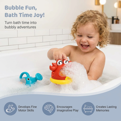 Cute Bubble Bath Toy for Kids – Automatic Foam Maker for Water & Bath Fun