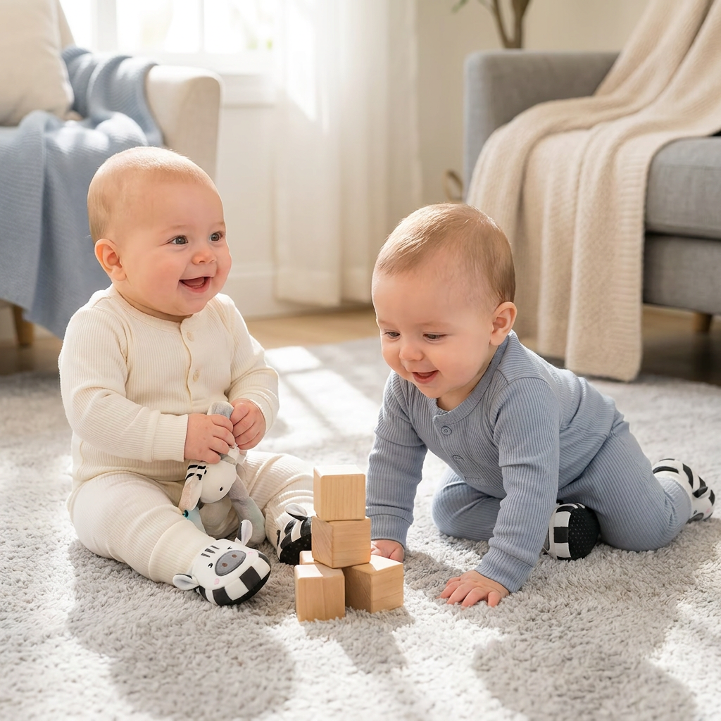 Cosy Baby Sock Shoes – Warm, Non-Slip & Comfortable