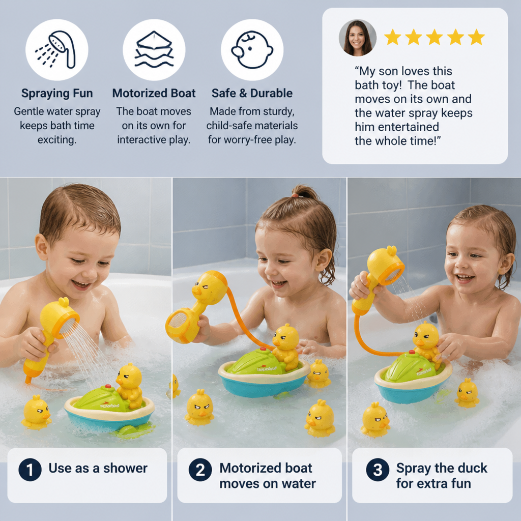 Sprinkling Bath Ducks
