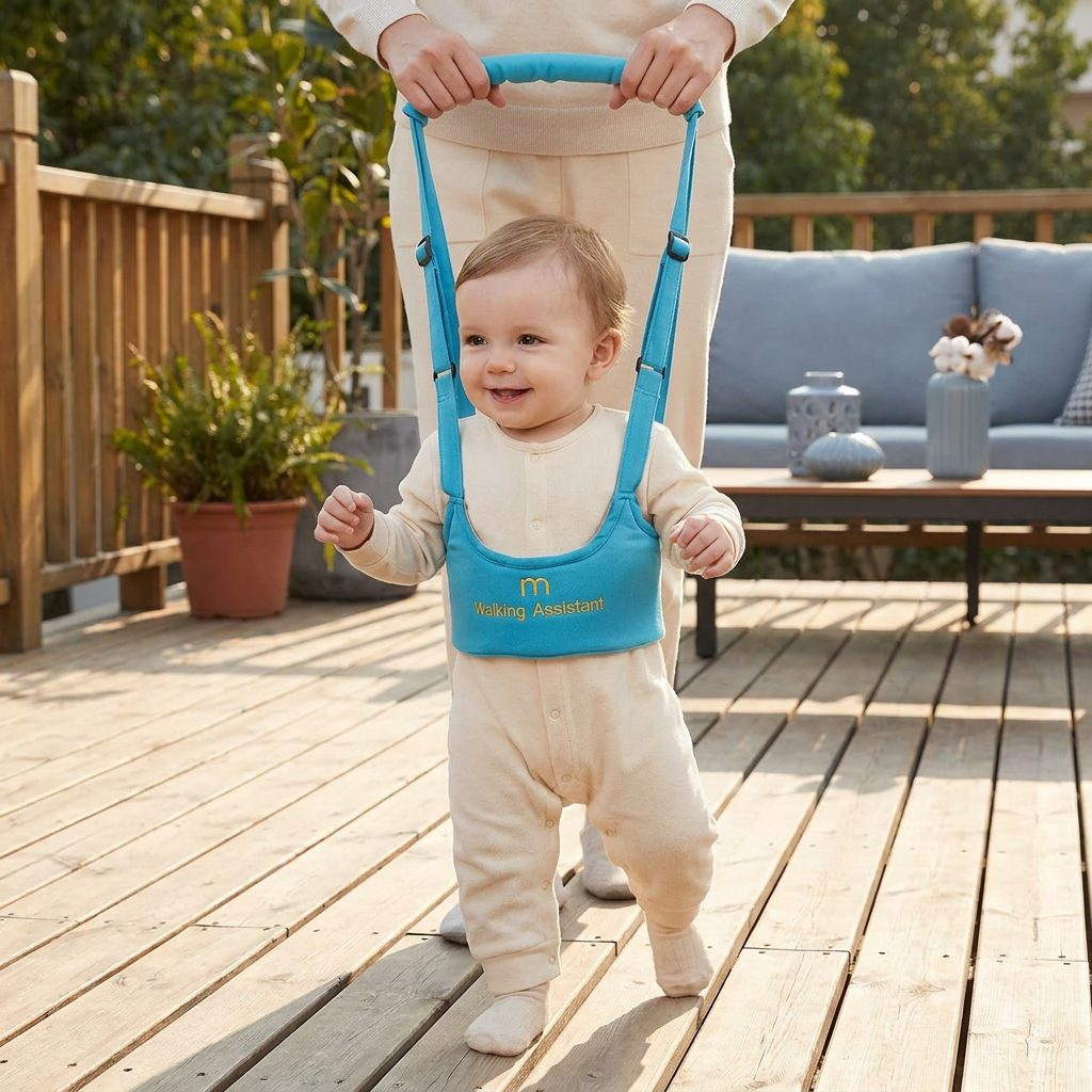 Adjustable Baby Walking Harness with Safety Strap