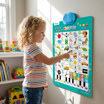 Talking English learning board for children
