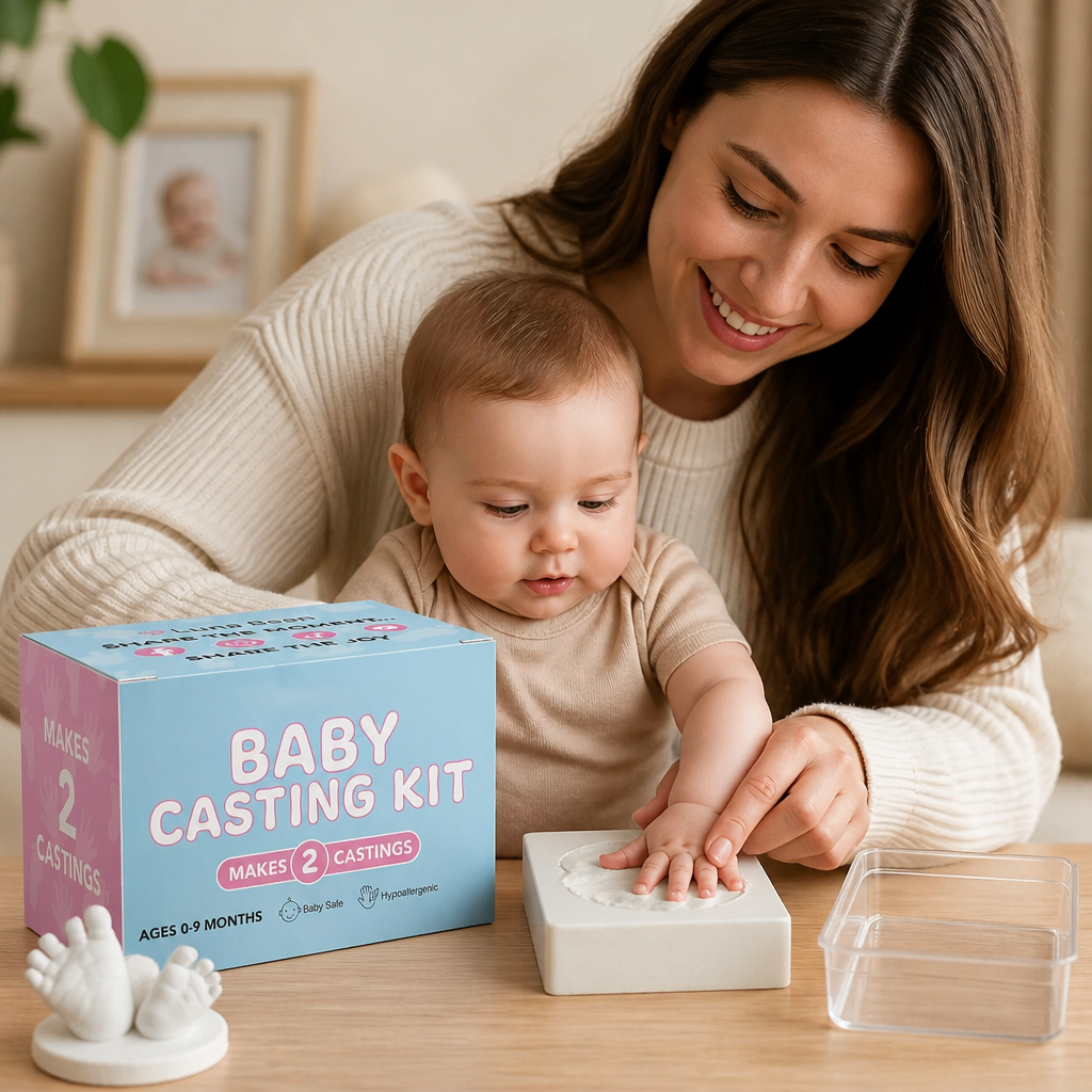 Baby Hand & Footprint Set – Keepsake Set for Newborns & Parents