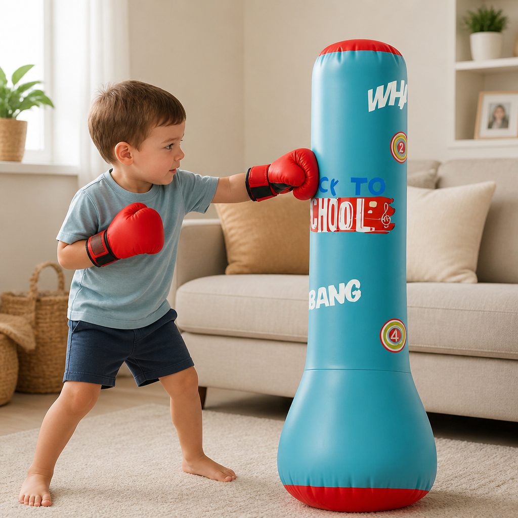 Inflatable Kids Boxing Punching Bag with Water Base