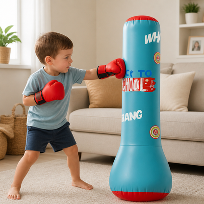 Inflatable Kids Boxing Punching Bag with Water Base