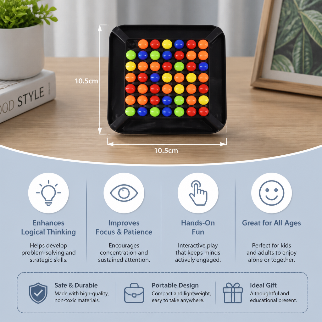 Colour Match Logic Game – Interactive Marble Puzzle for Kids & Adults