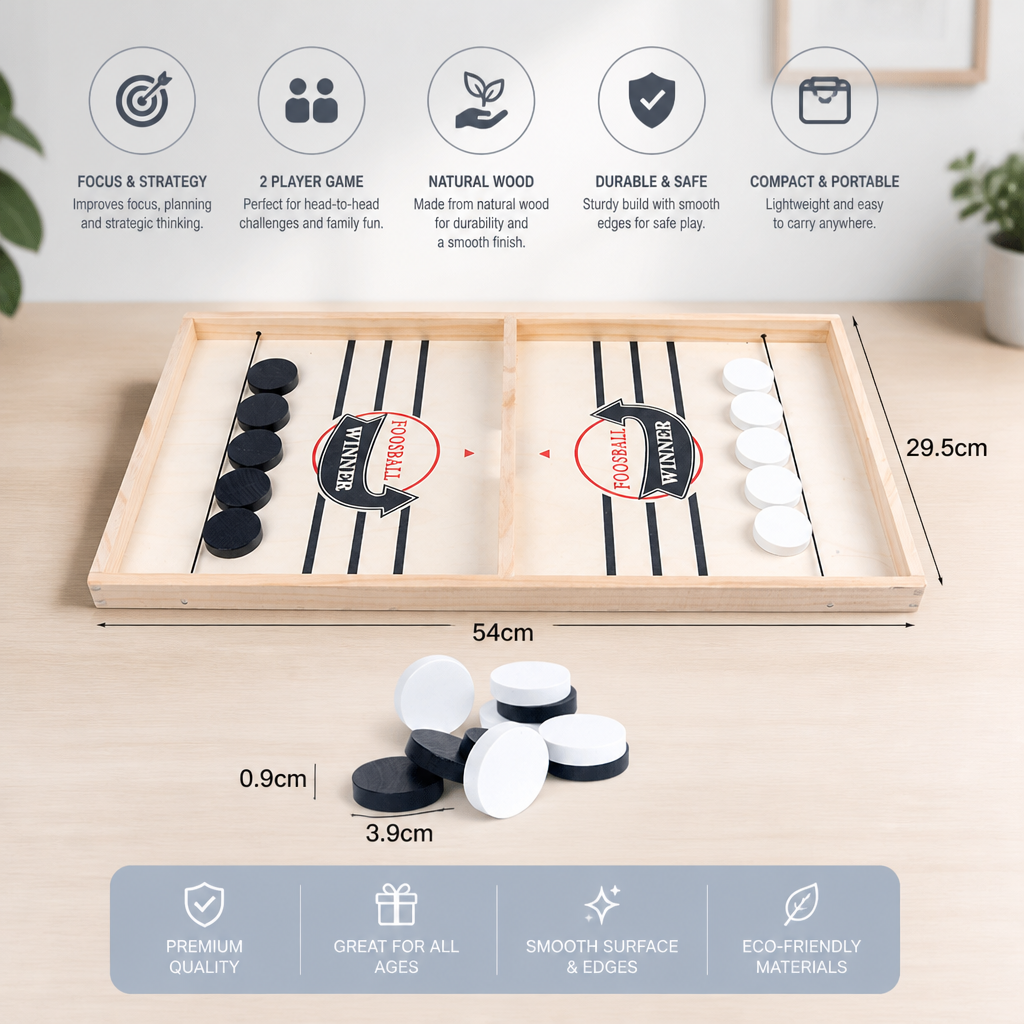 Wooden Sling Shot Chess board game
