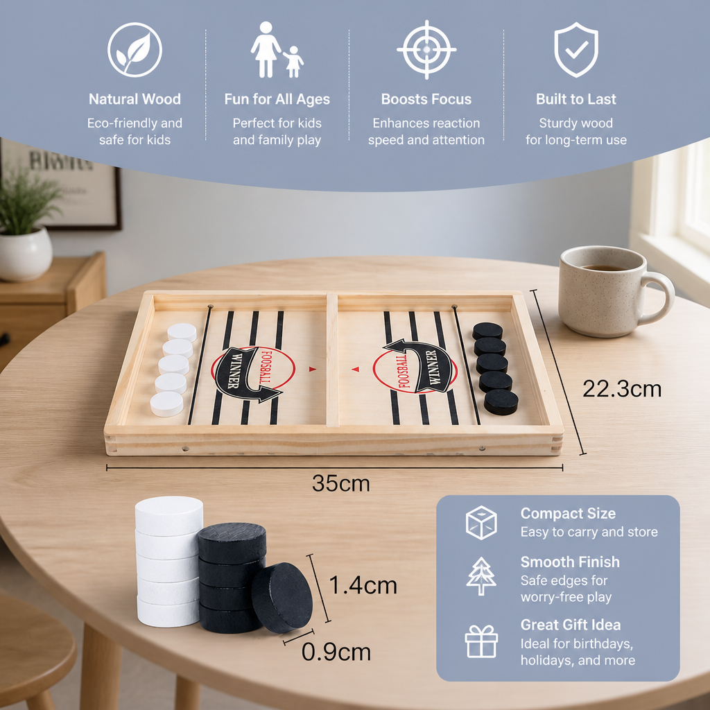 Wooden Sling Shot Chess board game