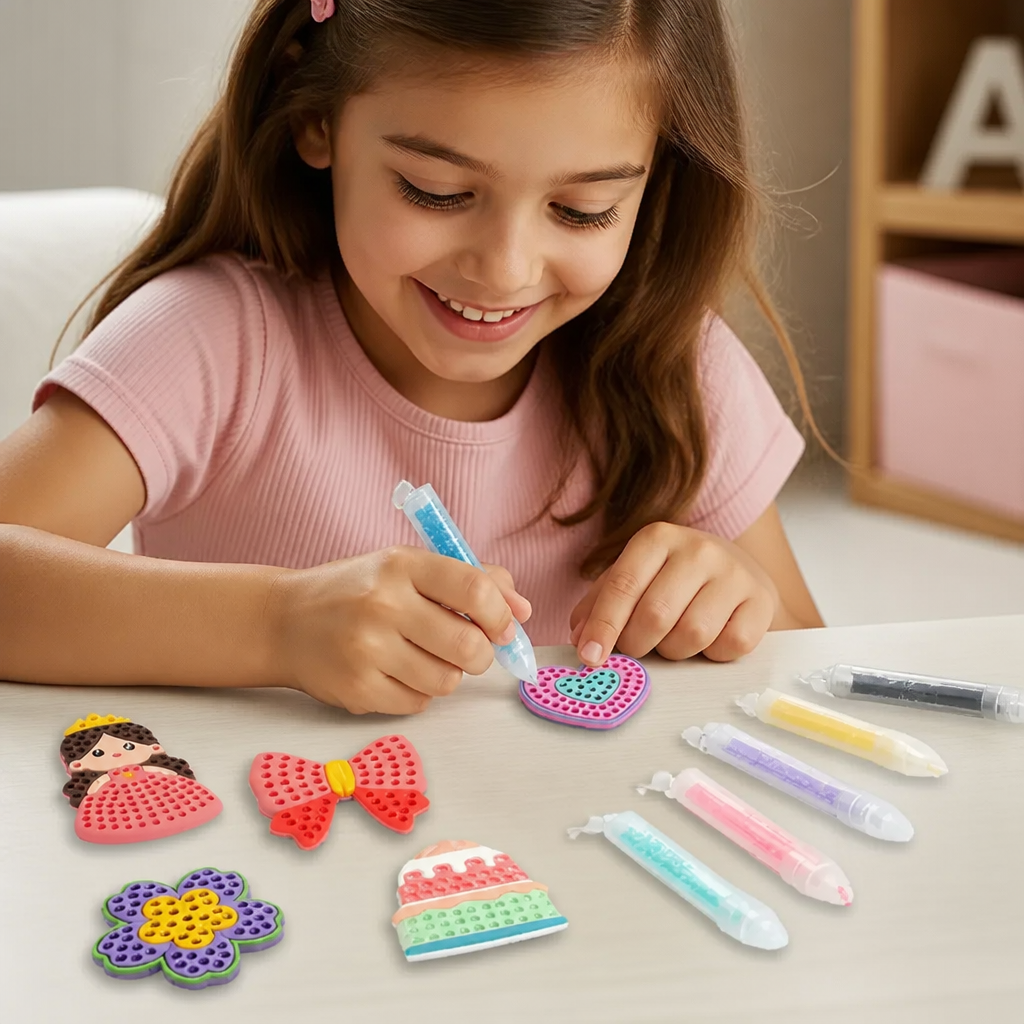 Magical Bead Painting – DIY Set for Kids
