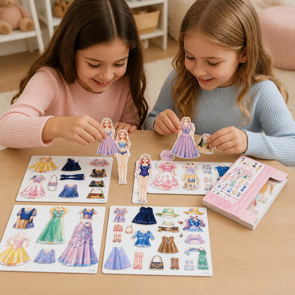 Magnetic Fashion Play Set for Children